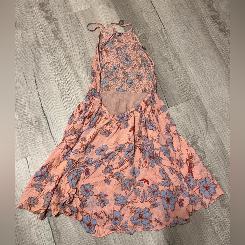 Kimchi Blue Urban Outfitters Dress Floral Dainty Verlina Smocked Festival Fairy - Picture 5 of 6